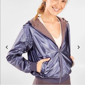 Fabletics- Amara Shine Rain Hoodie